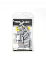 SeaWorx Fishing 2.2mm Aluminum Crimp 30pk