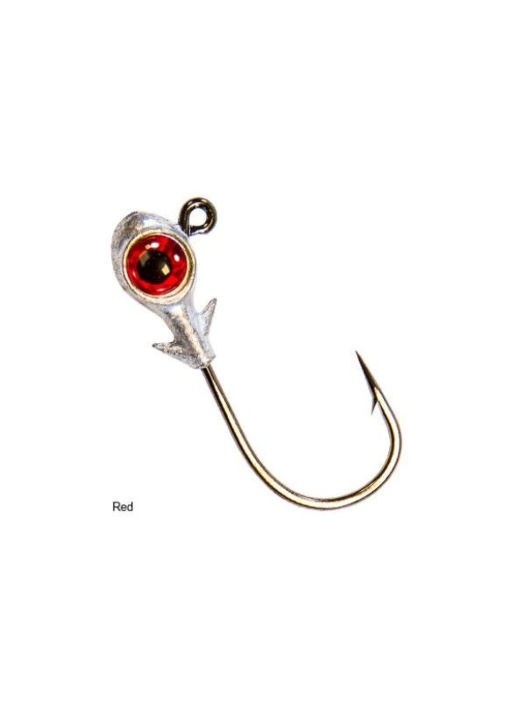 Z-Man Trout Eye Finesse Jig Head - Red 3/16oz