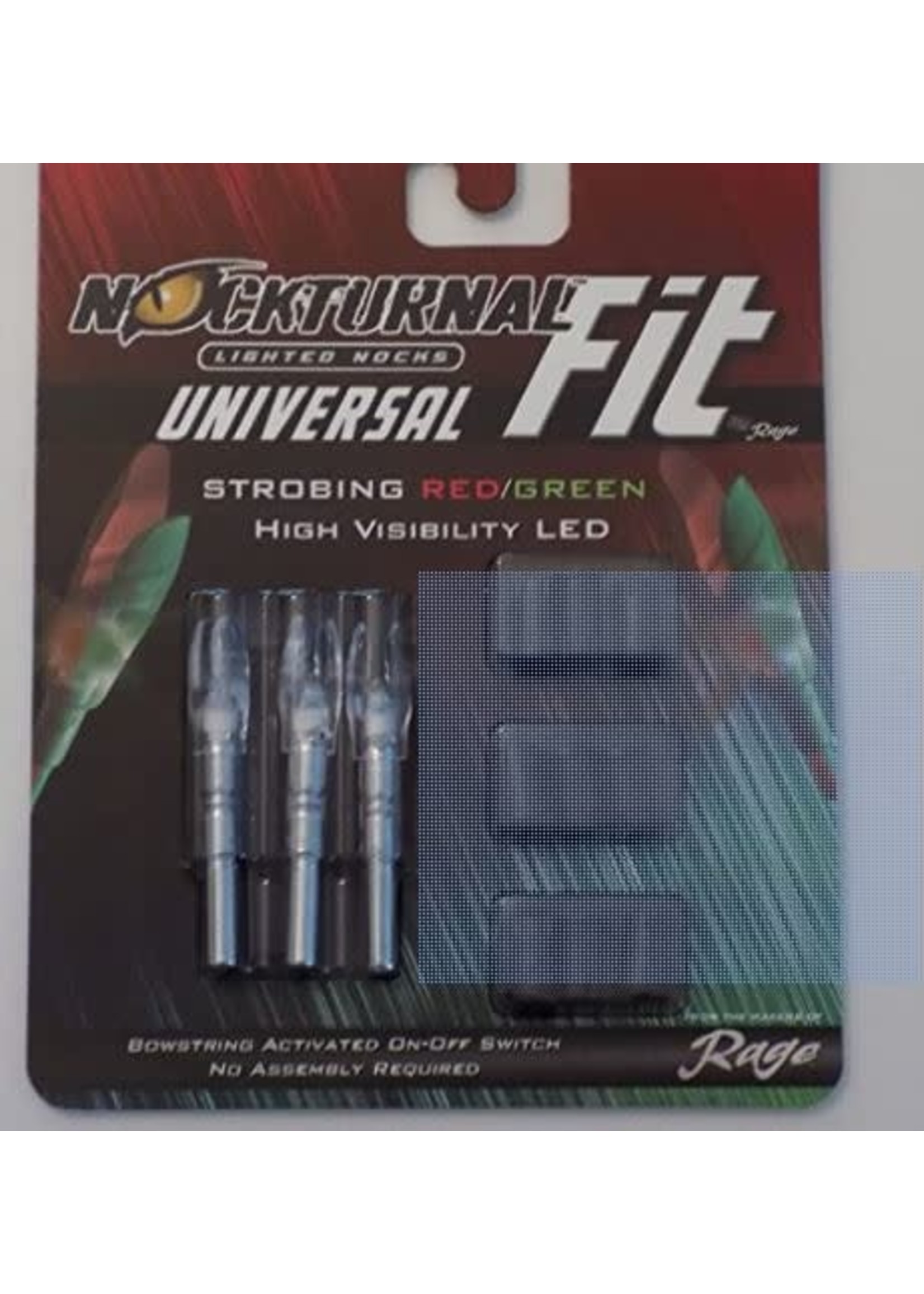 Nockturnal Lighted Nocks - Universal Strobing Red/Green