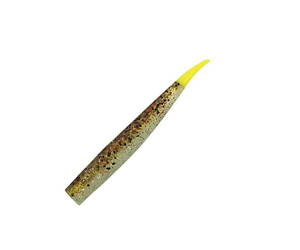 MirrOlure Lil John 3.75 Chicken Chartreuse Tail - Brothers Outdoors LLC