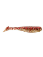 DOA CAL Series Shad Tail - Red Gold Glitter 408