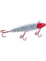 MirrOlure Series III Rattling Sinking Twitchbait, 3 5/8" -  Red Head/White Back & Belly/Silver
