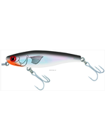 MirrOlure MirrOmullet Surface Walker, 3", 3/8 oz, Black Back/White Belly/Silver