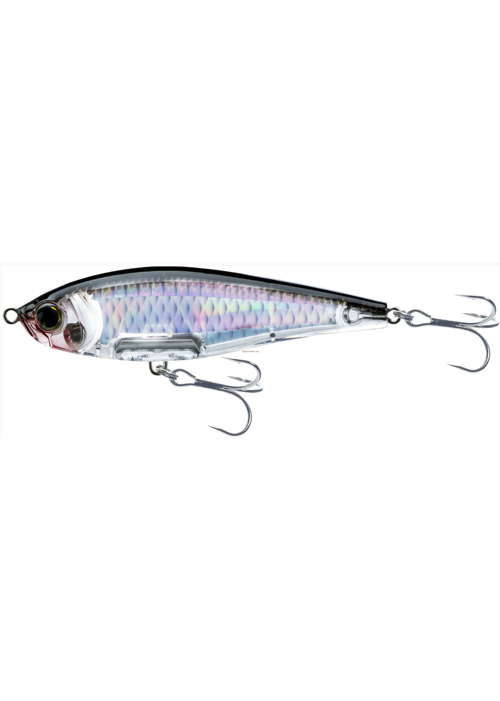 Yo-Zuri 3D Inshore Lipless Twitchbait Slow Sinking 1/4oz 2-3/4" Silver/Black