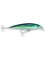 Rapala X-Rap Saltwater 8, Slashbait Suspending, 3 1/8", 1/4 oz, Silver Blue Mackerel