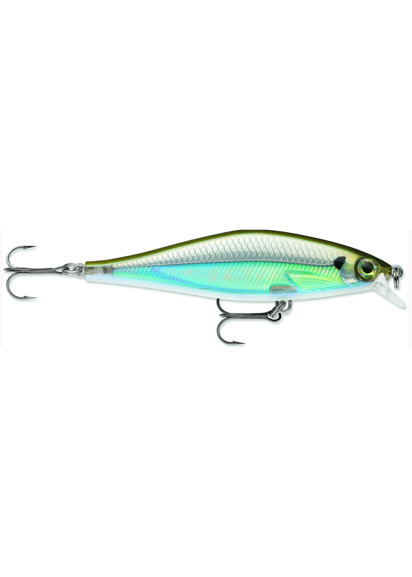 Rapala Shadow Rap Lure, 3 1/2", 3/8 oz, - Moss Back Shiner