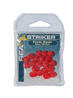Sea Striker Plastic Beads 6mm Orange