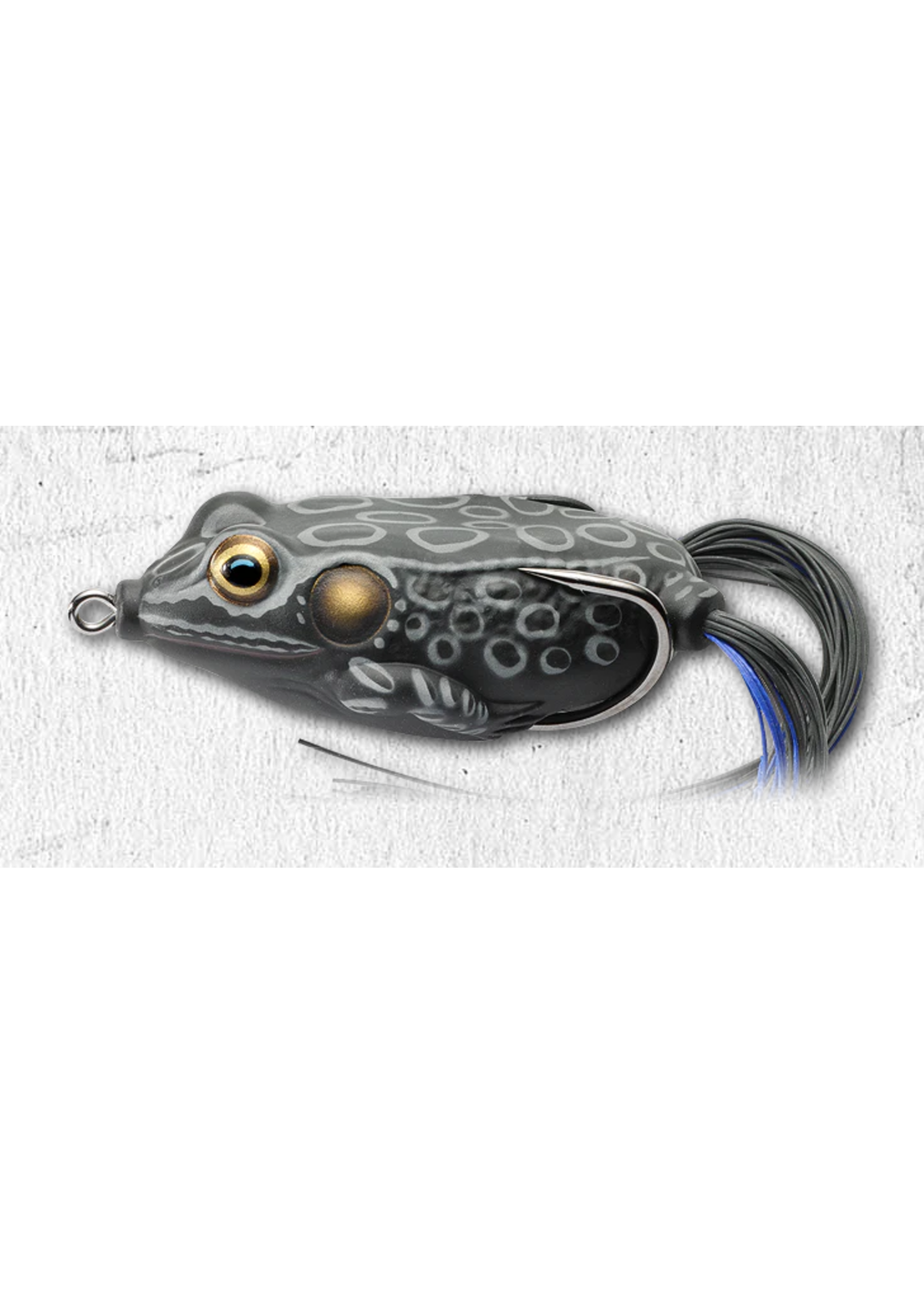 Live Target Hollow Body Frog - 2.25" Black/Black