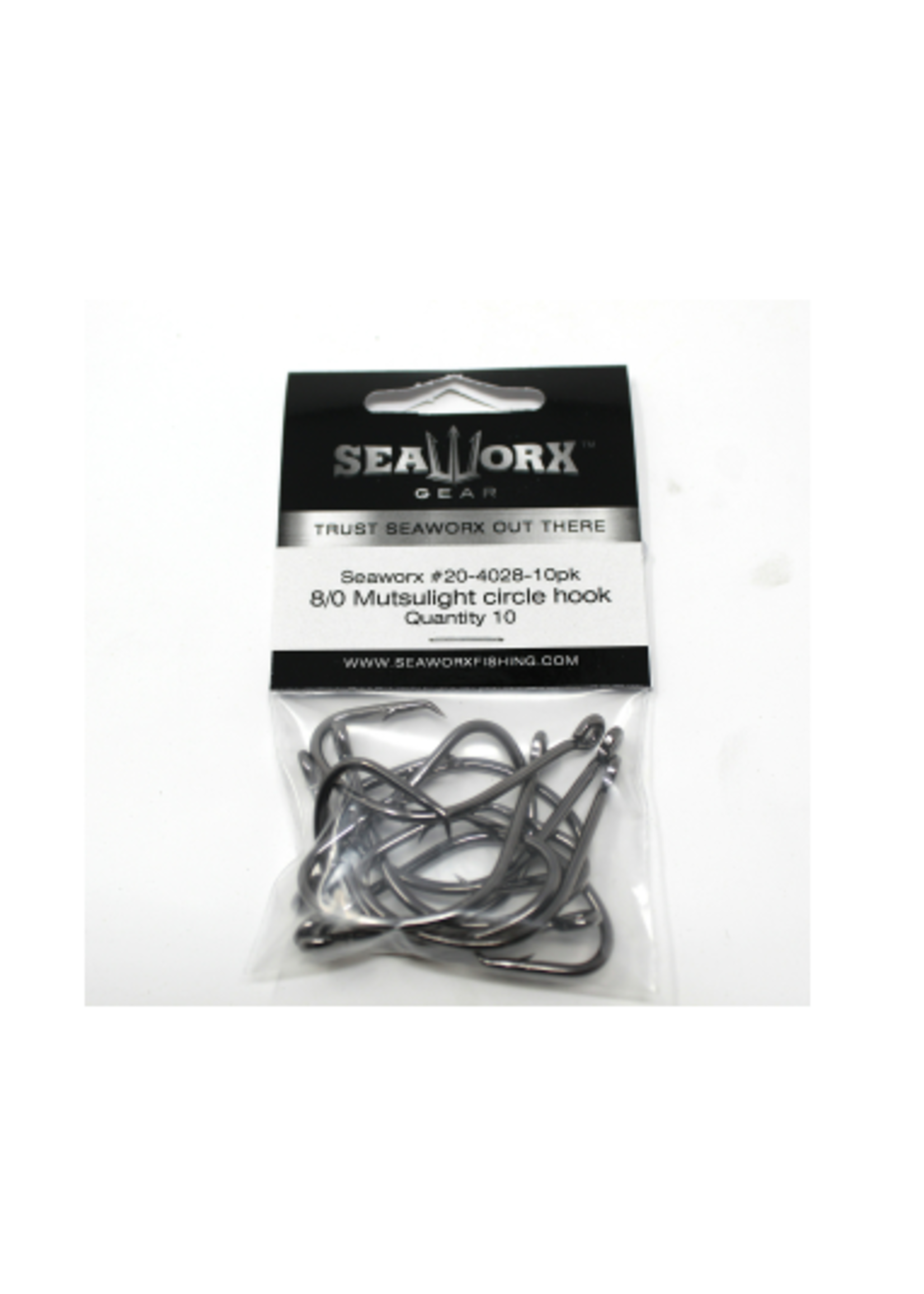 SeaWorx Fishing Mutsu light Circle Hook - 8/0 10pk