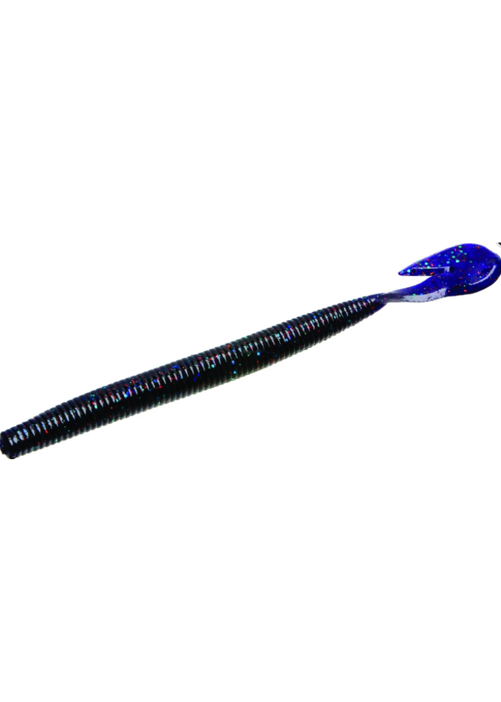 Zoom Magnum Ultra-Vibe Speed Worm , 7", 8Pk, Junebug Red