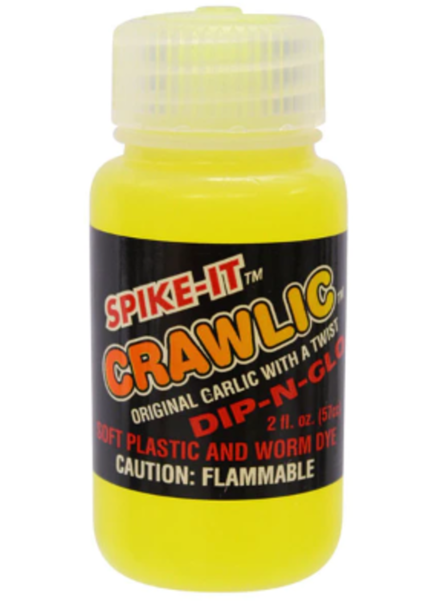 Spike-It Dip-N-Glo - CRAWLIC - Chartreuse - Brothers Outdoors LLC