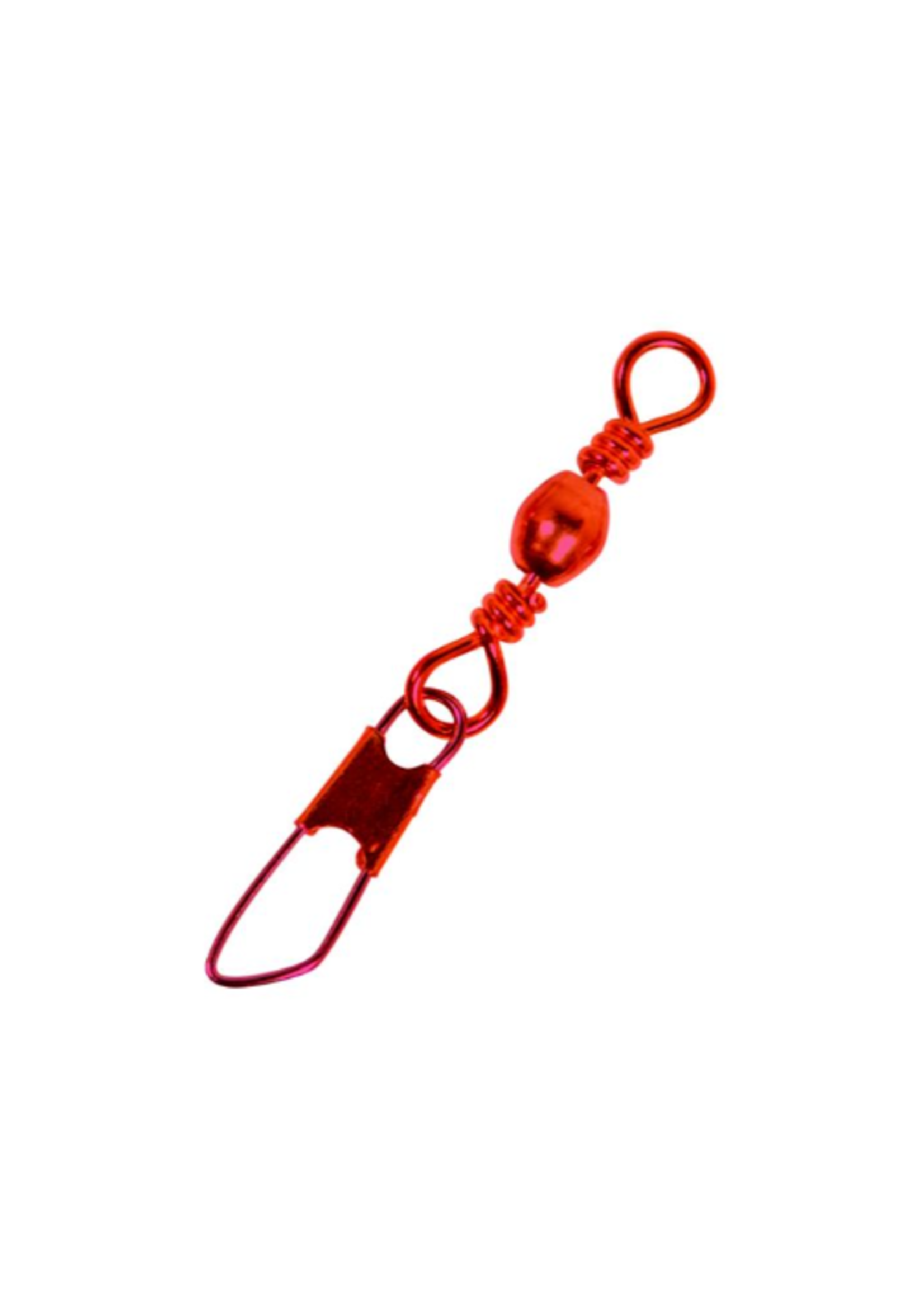 Eagle Claw Barrel Swivel Interlock Snap Red Size 1