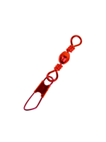 Eagle Claw Barrel Swivel Interlock Snap Red Size 3