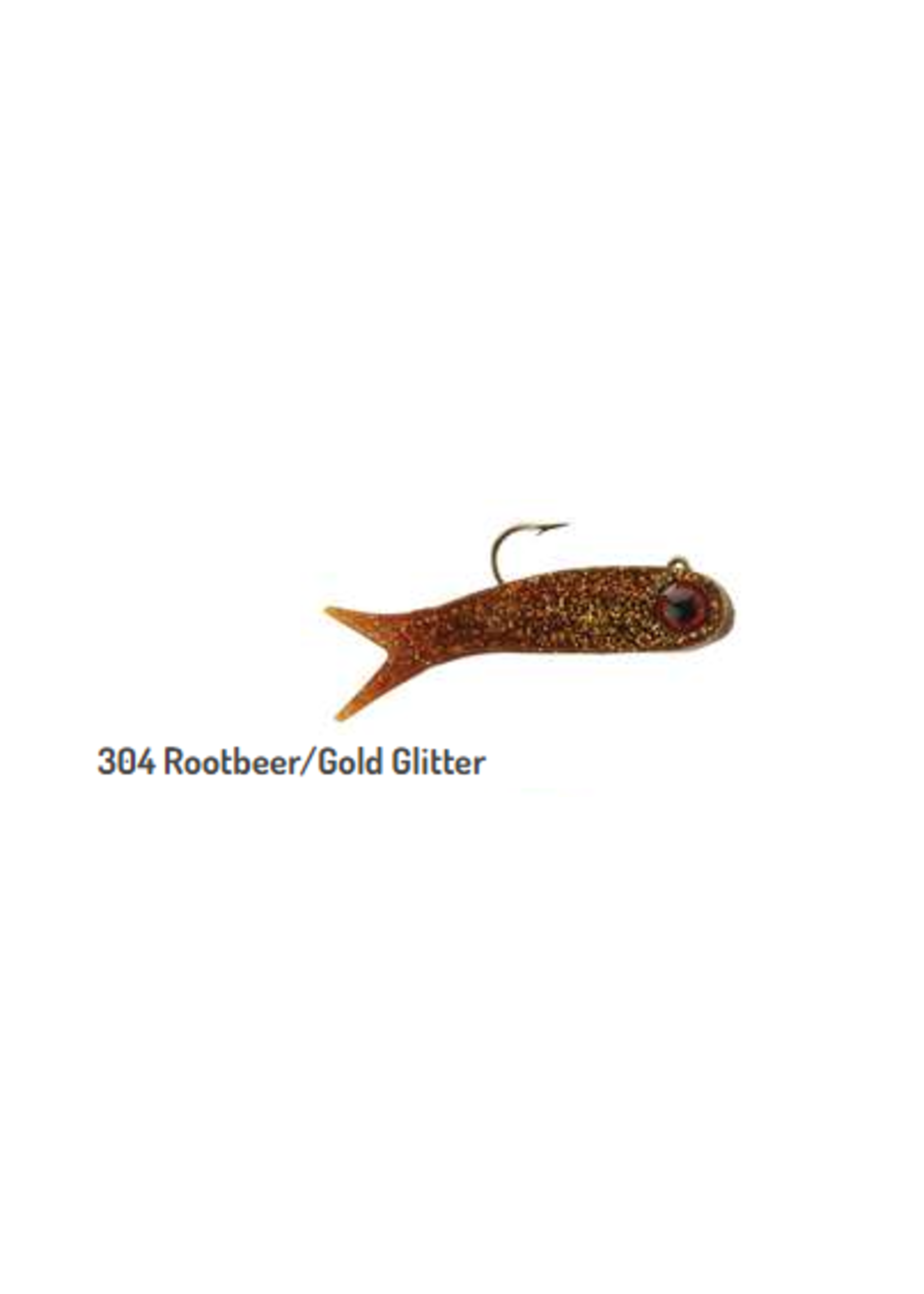 DOA Tiny TerrorEyz 1/16oz & 3/16oz - Rootbeer Gold Glitter