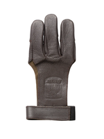 Bear Archery Leather 3 Finger Shooting Glove - Large