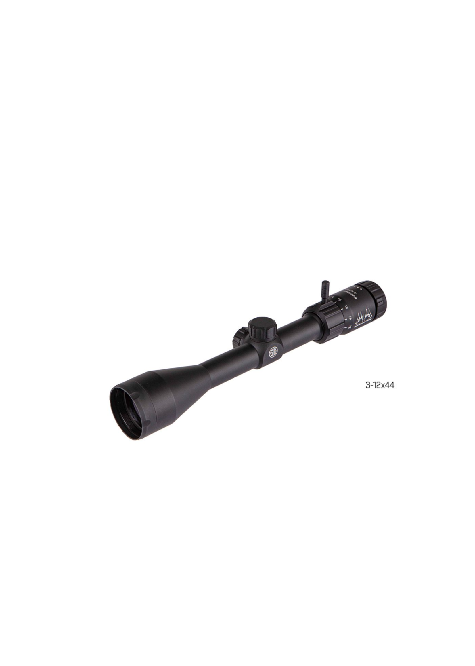 Sig Sauer Buckmasters Riflescope 3-12X44mm, 1", SFP BDC