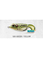 Live Target Hollow Body Frog - 1.75" Green / Yellow