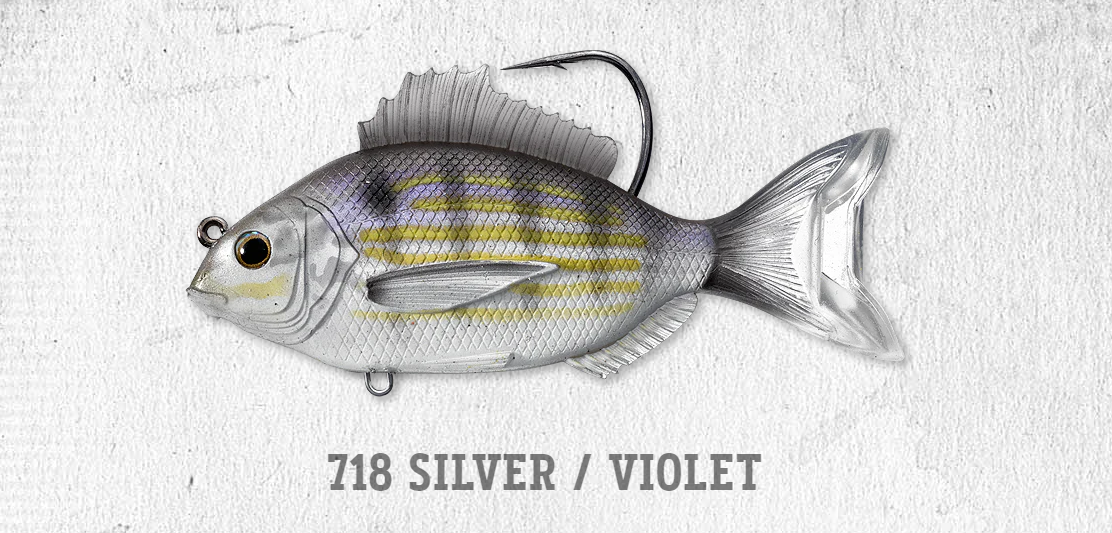 Fishing Tackle Lures Pinfish Swimbait | Silver-Violet