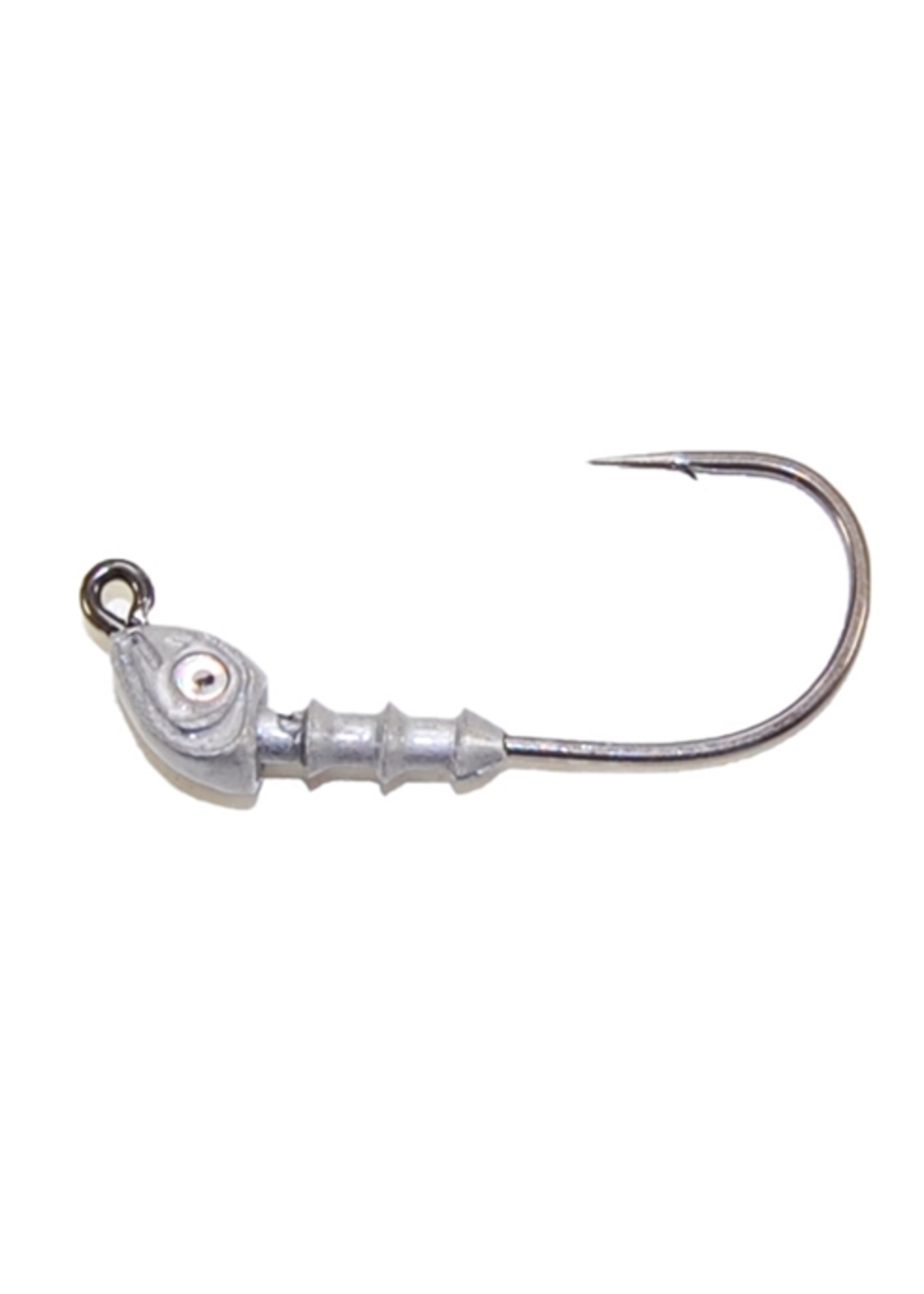 Gambler Triple Barb Jig Head - 4/0 - 1/2oz Unpainted