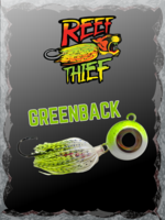 Slay & Fillet Reef Thief Jigs - 6oz Greenback
