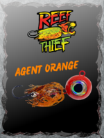 Slay & Fillet Reef Thief Jigs - 8oz Agent Orange