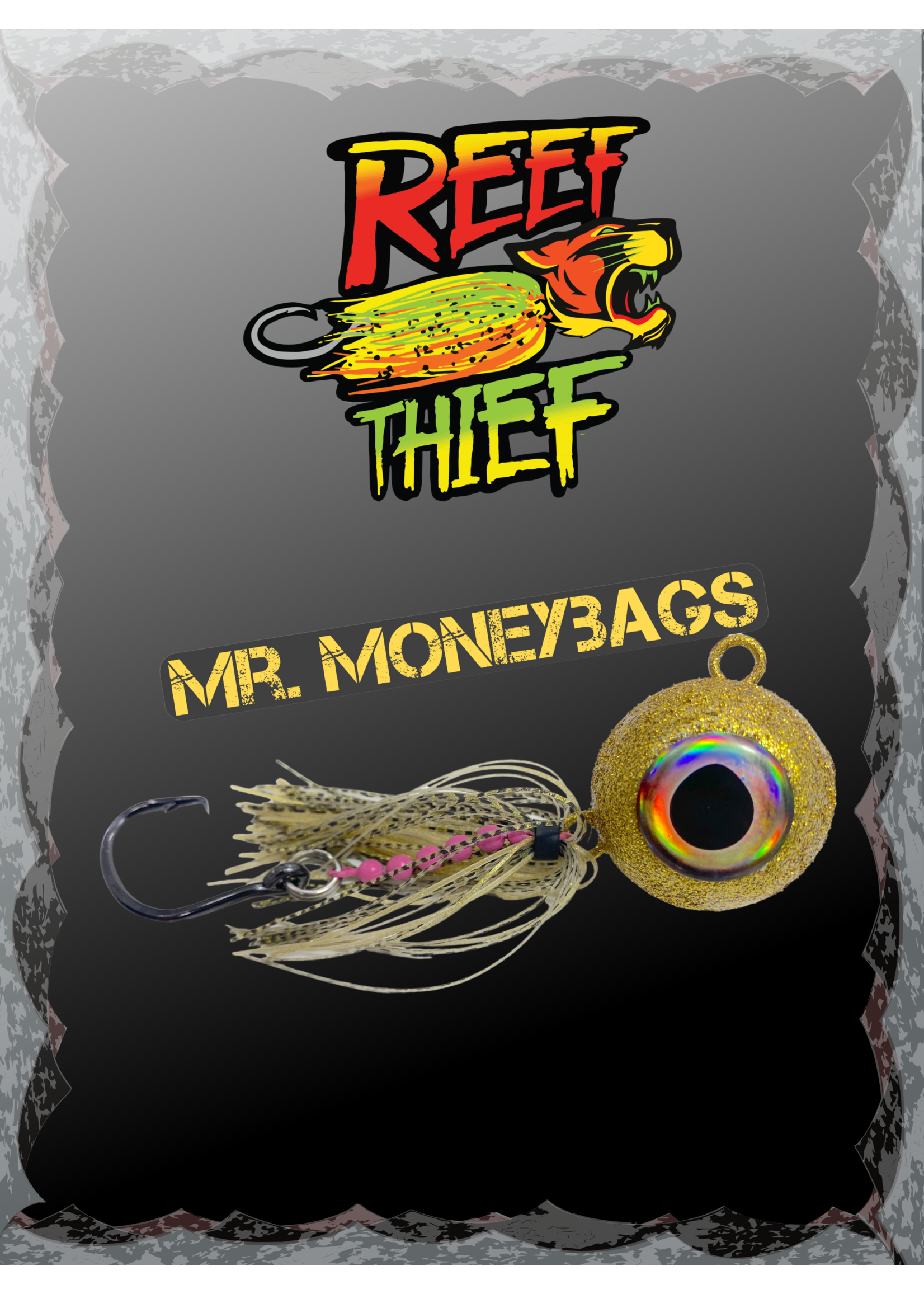 Slay & Fillet Reef Thief Jigs - 8oz Mr. Moneybags