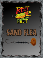 Slay & Fillet Reef Thief Jigs - Sand Flea  1/2oz - 2pack