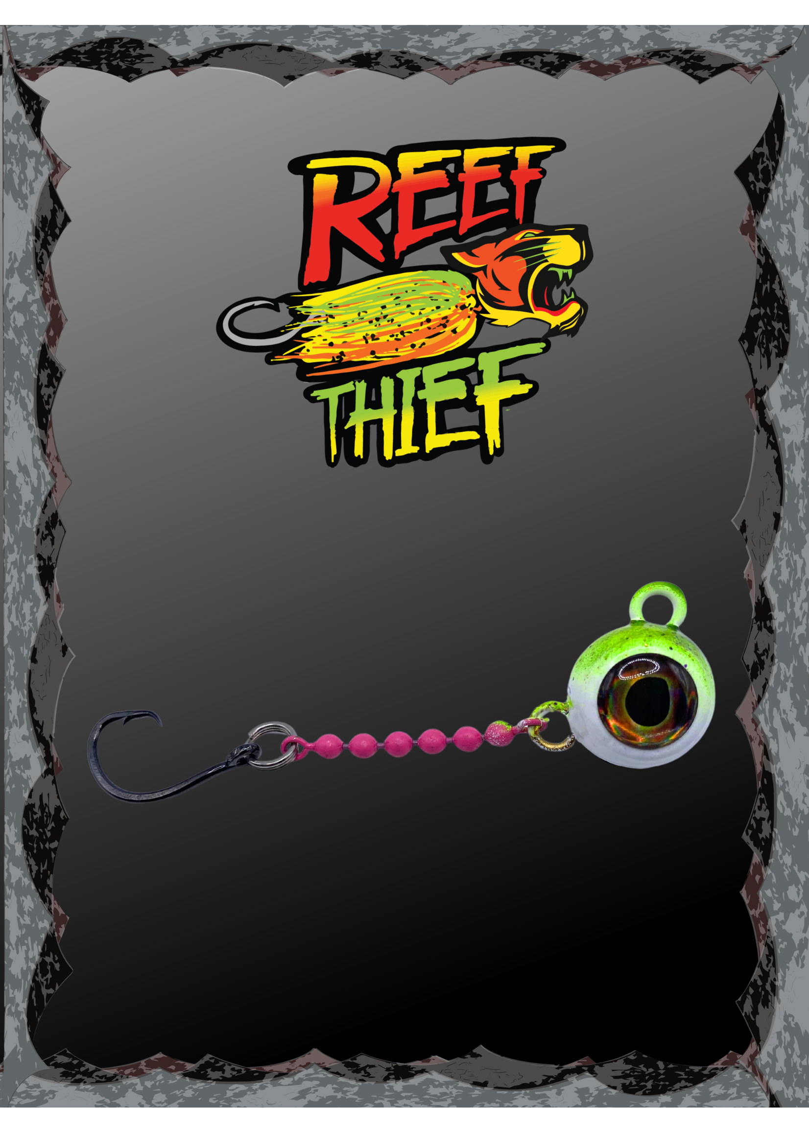 Slay & Fillet Reef Thief Jigs - 3oz Greenback