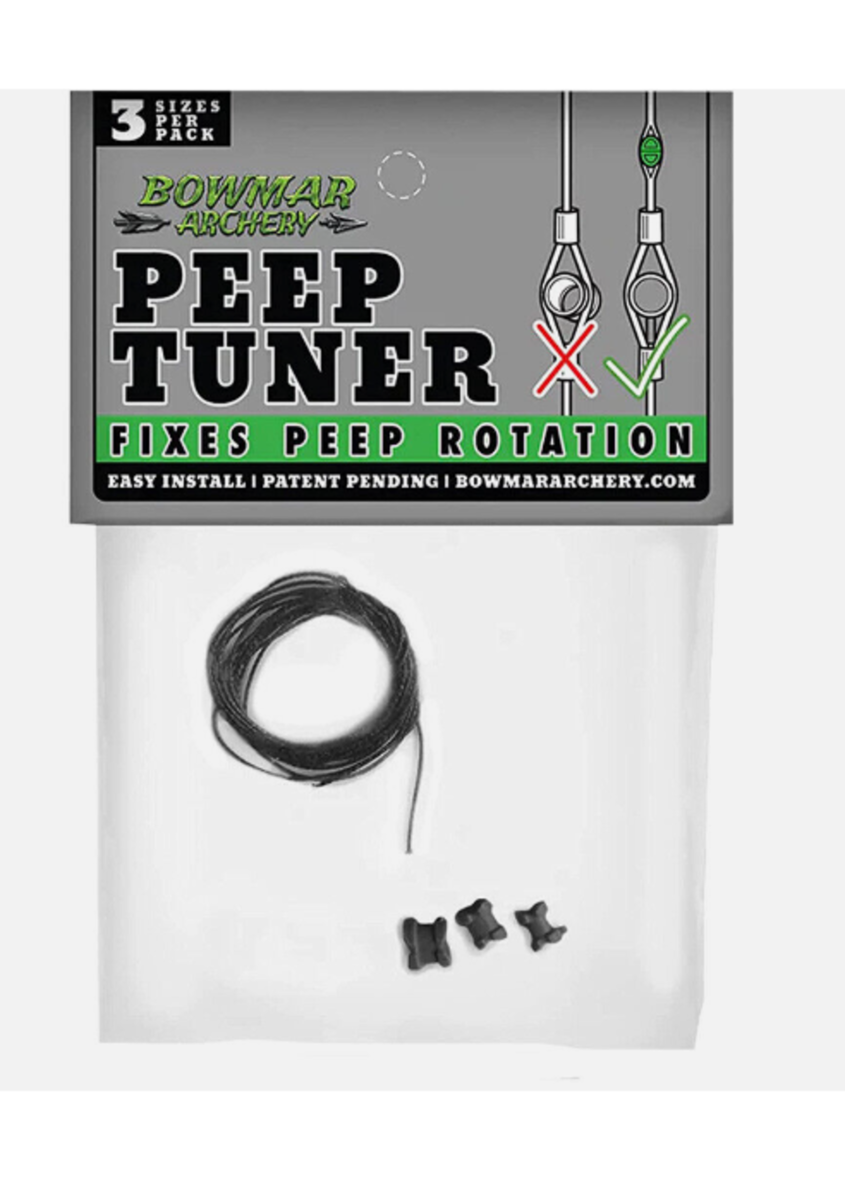 Bowmar Peep Tuner -Black
