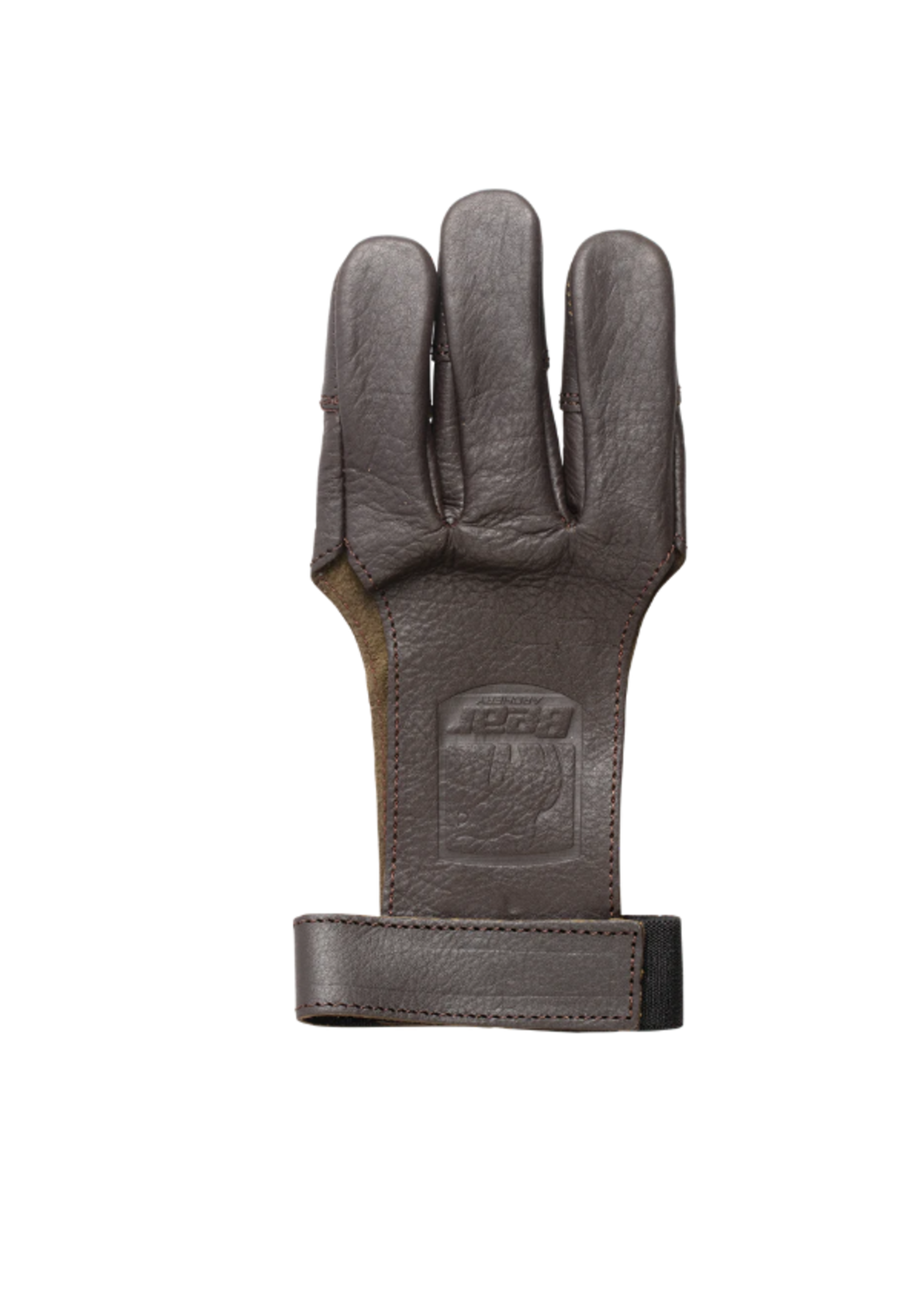 Bear Archery Leather 3 Finger Shooting Glove - Medium