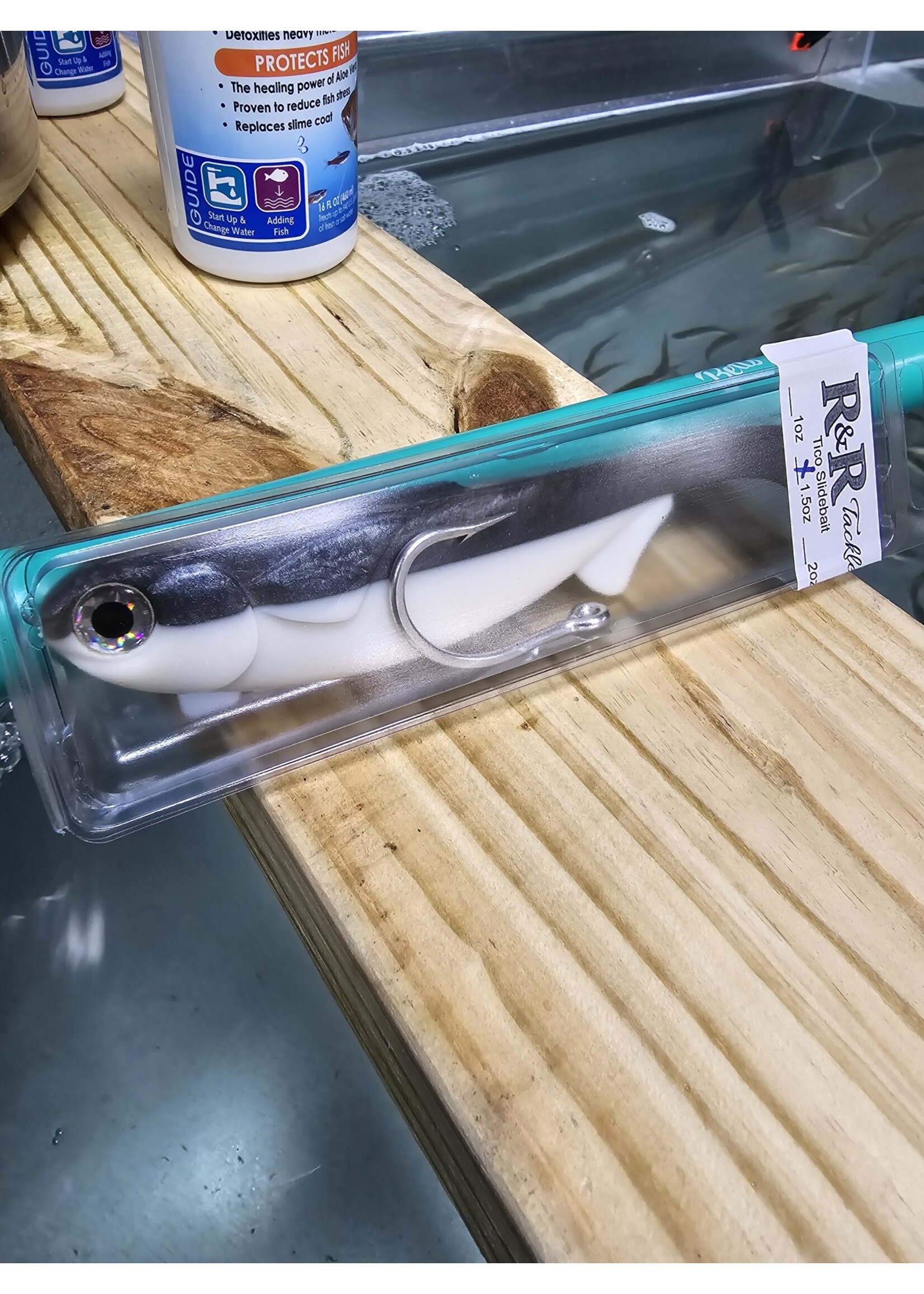 R&R Tackle Tico Slide Bait - 6" 1.5oz Fast Sink - Silver Pearl