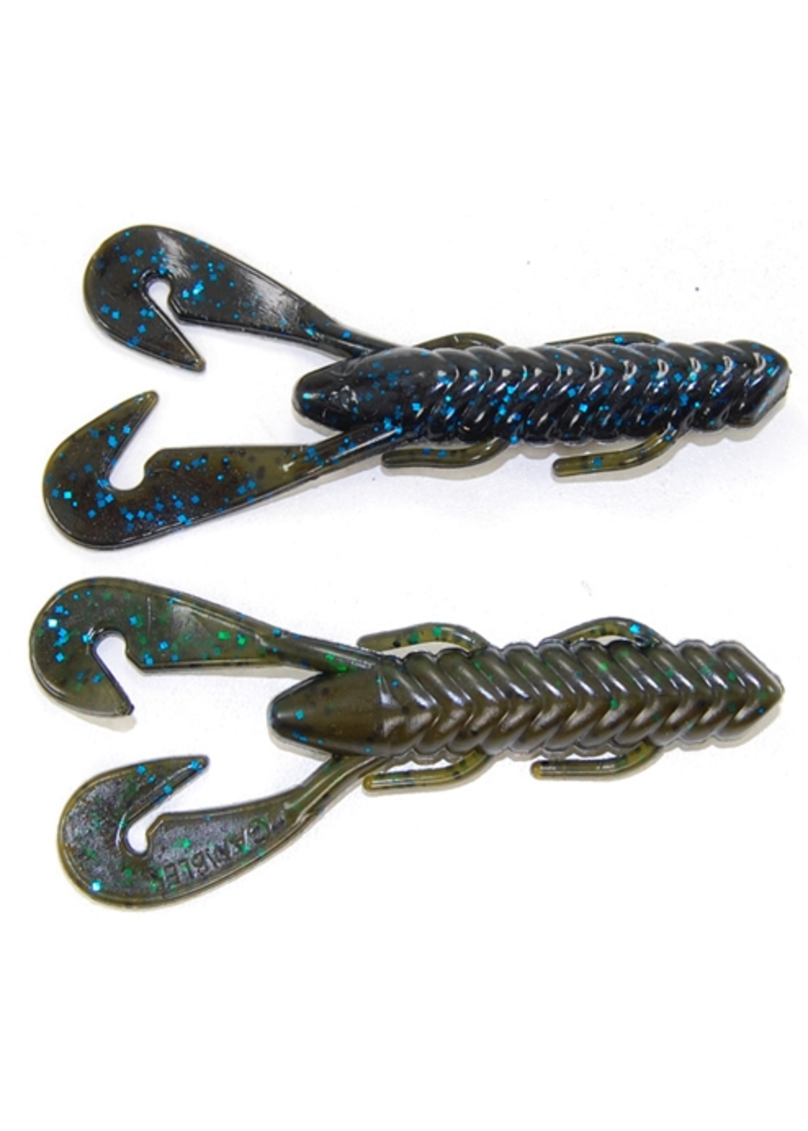 Gambler Burner Craw - Green Pumpkin Black Blue Swirl