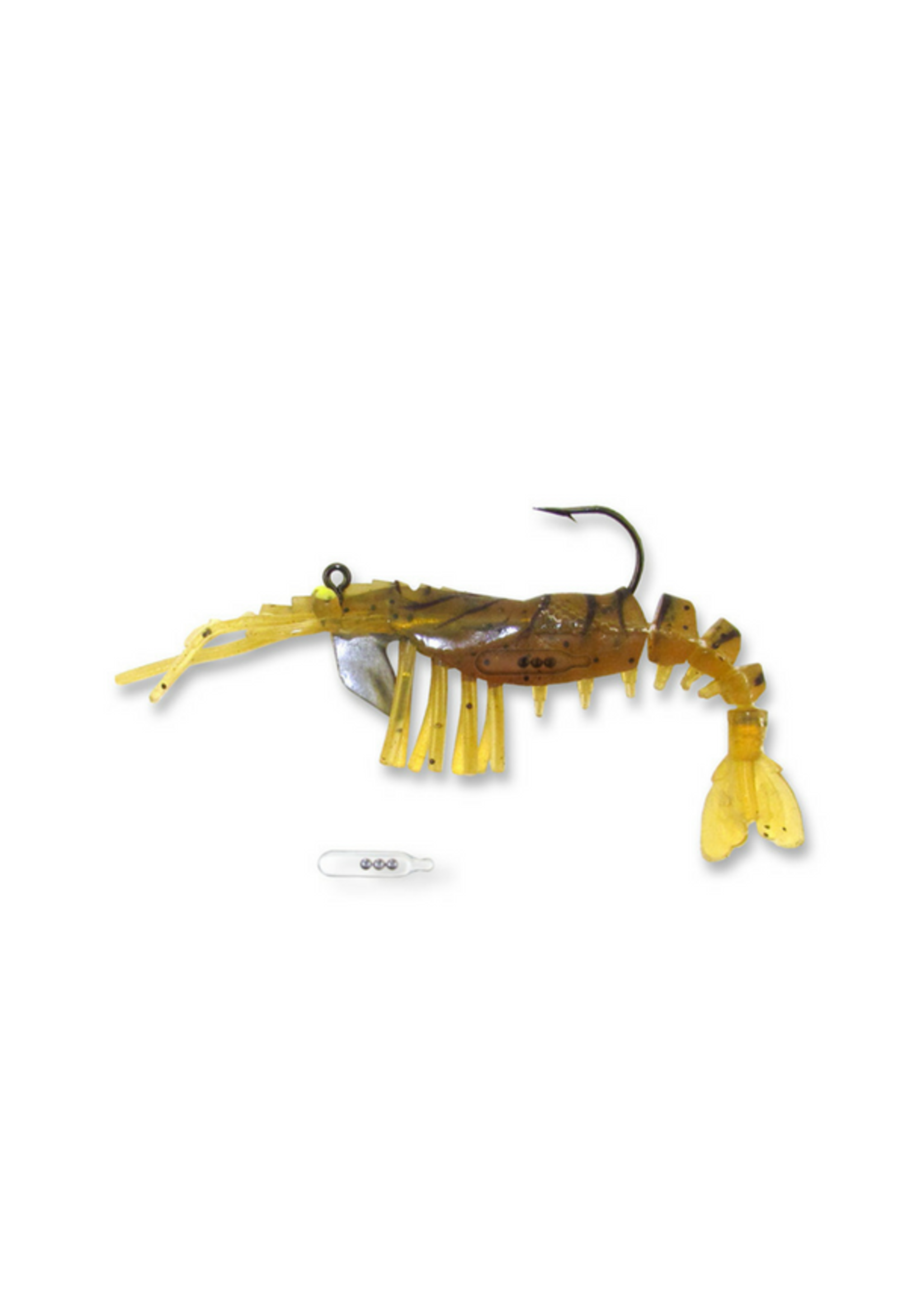 Vudu Rattler Shrimp 3.5" - Rootbeer