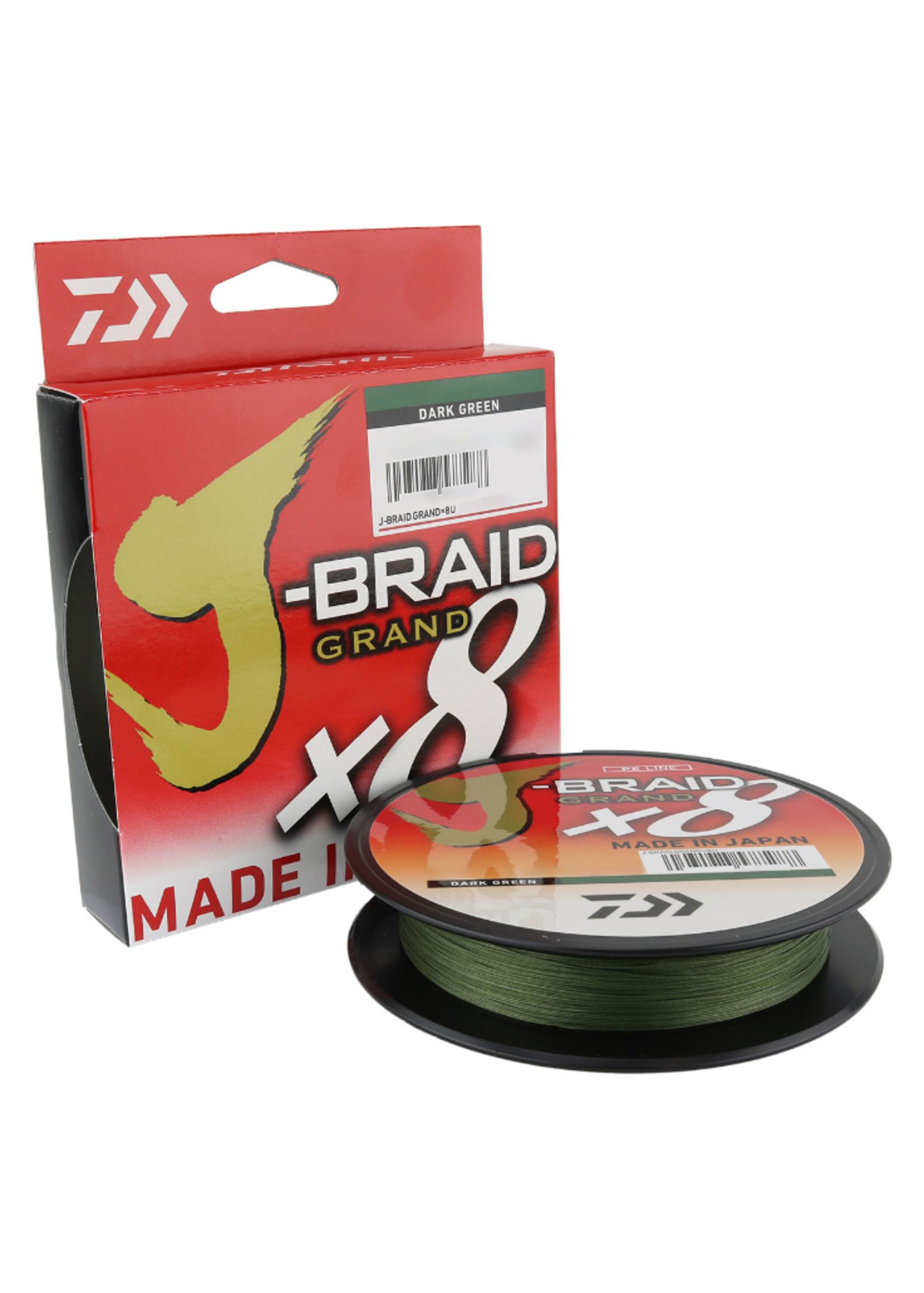 Daiwa J-Braid Grand 8x - Dark Green- 150yd - 30lb