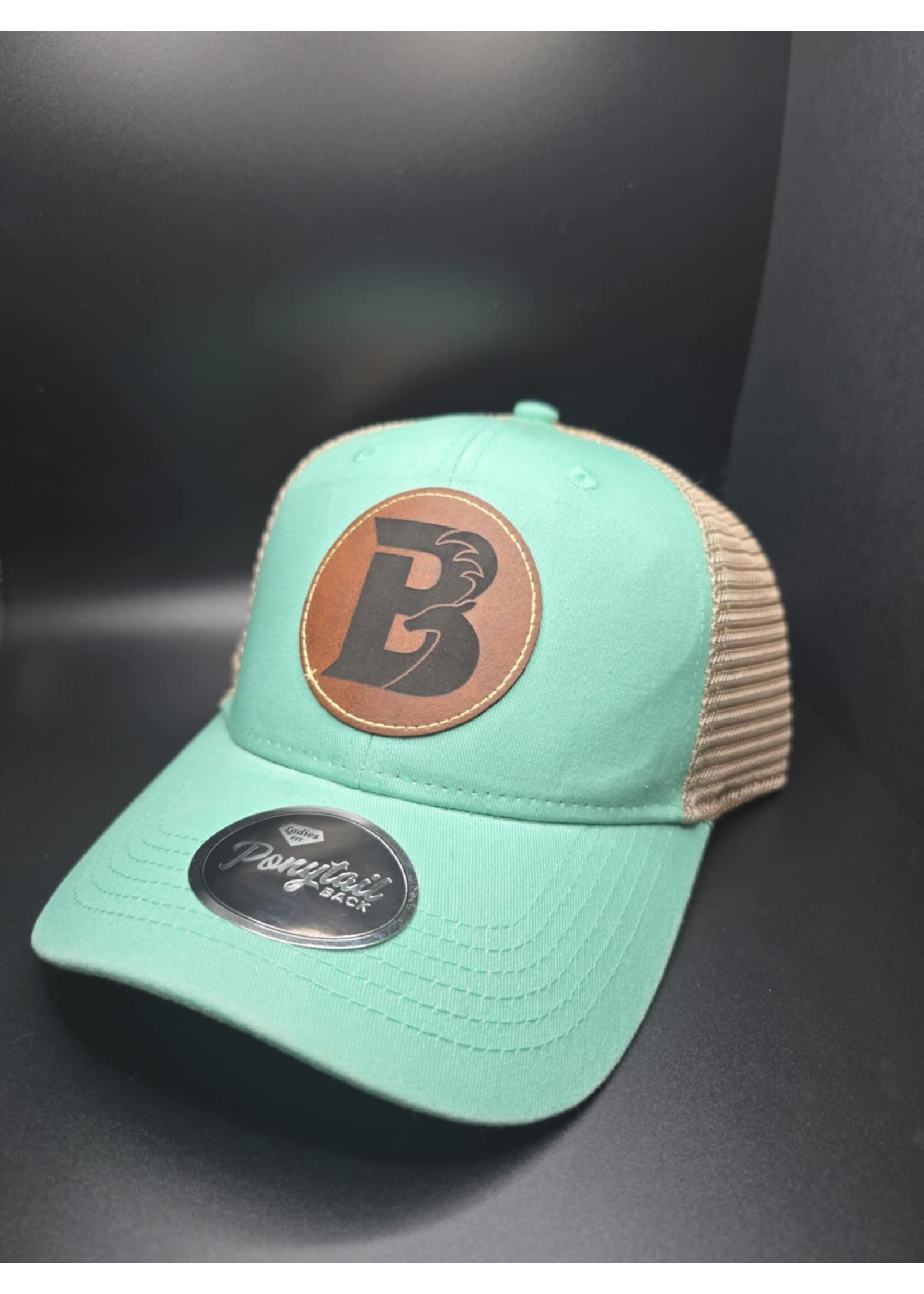 Brothers Outdoors Patch Hat - Ladies Pony Tail - Mint