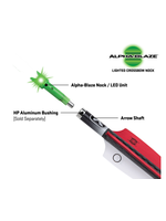 Ten Point Alpha-Blaze Lighted Nock (Green | 3-Pack)