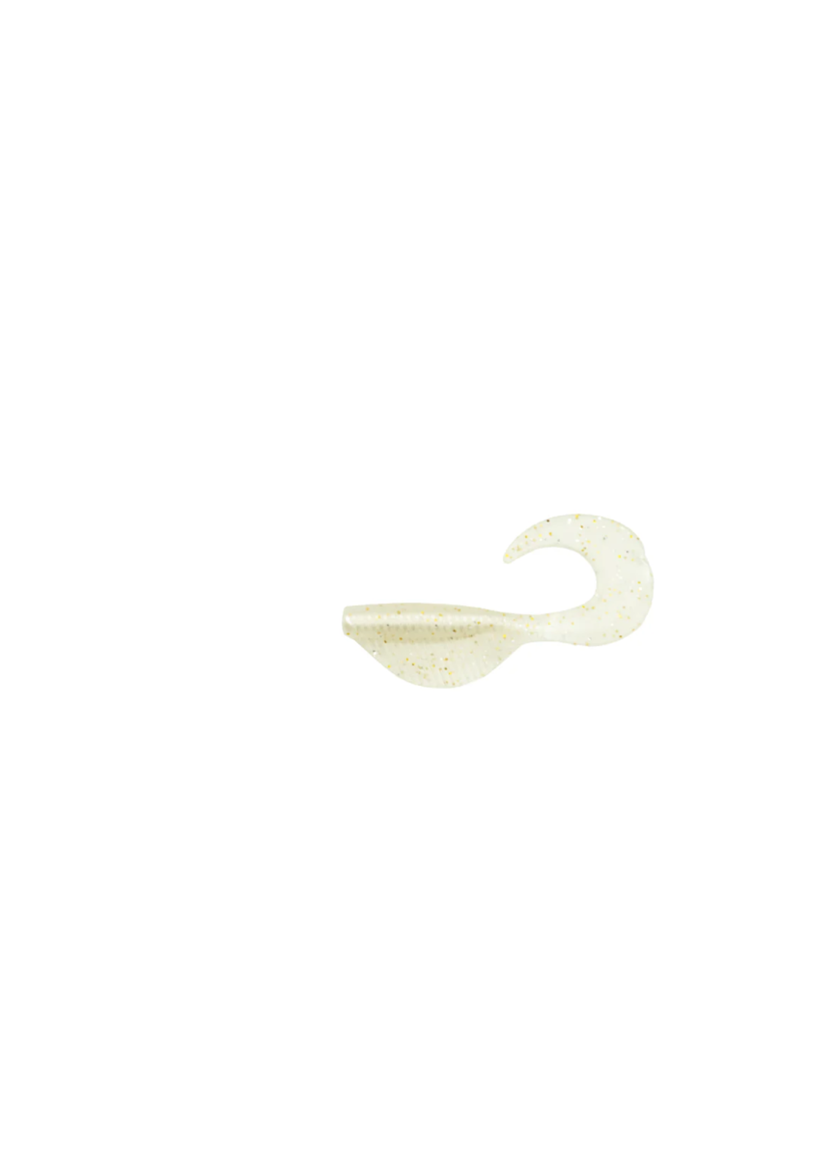 6th Sense Curly Clobber 2" Curly Tail - Platinum White