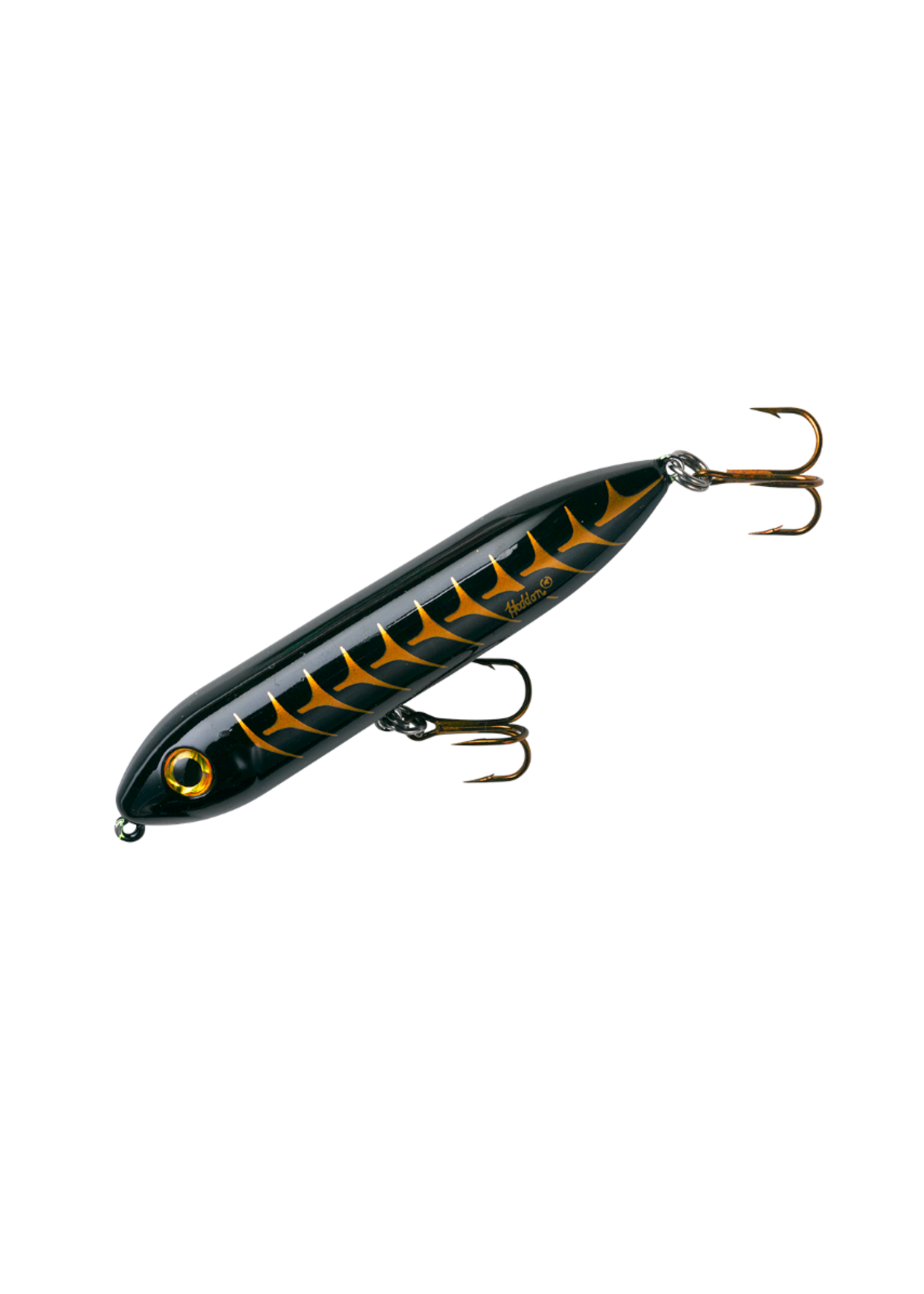 Heddon Super Spook Jr, 3.5'' Black Shiner Shad