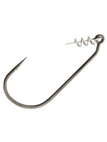 Owner Twist Lock Flipping Hook Silky Gray - 4/0