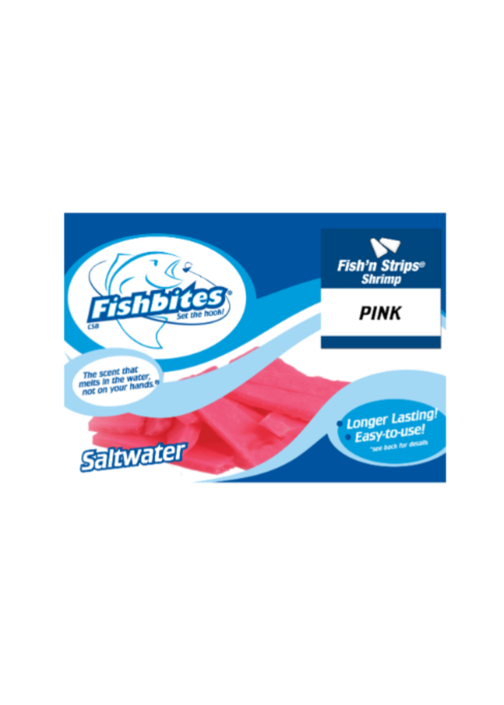 Fish Bites Fish'n Strips Shrimp- Pink 15ct