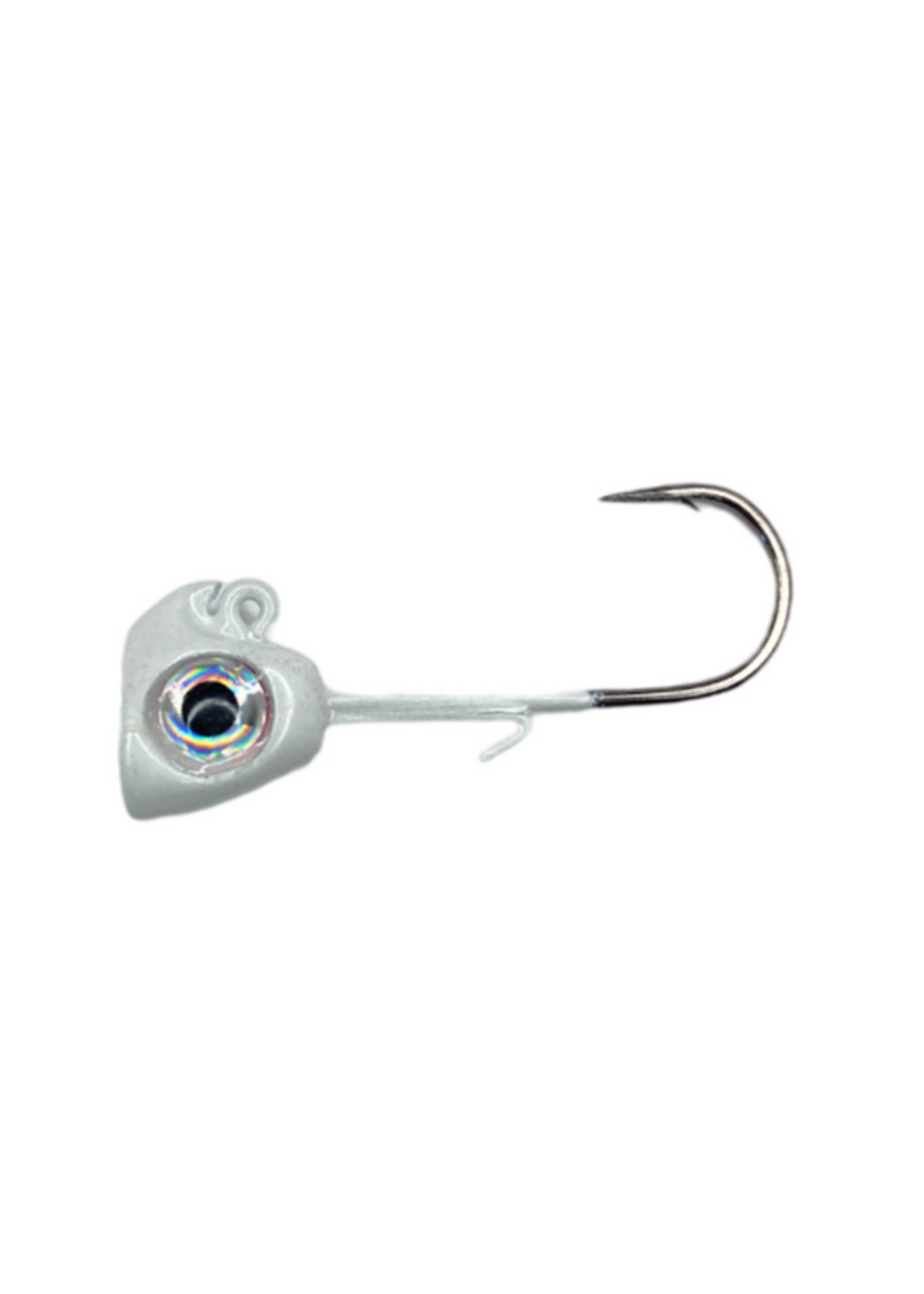Gambler Live Rocker Head Shad Eyes Pearl 3/8oz