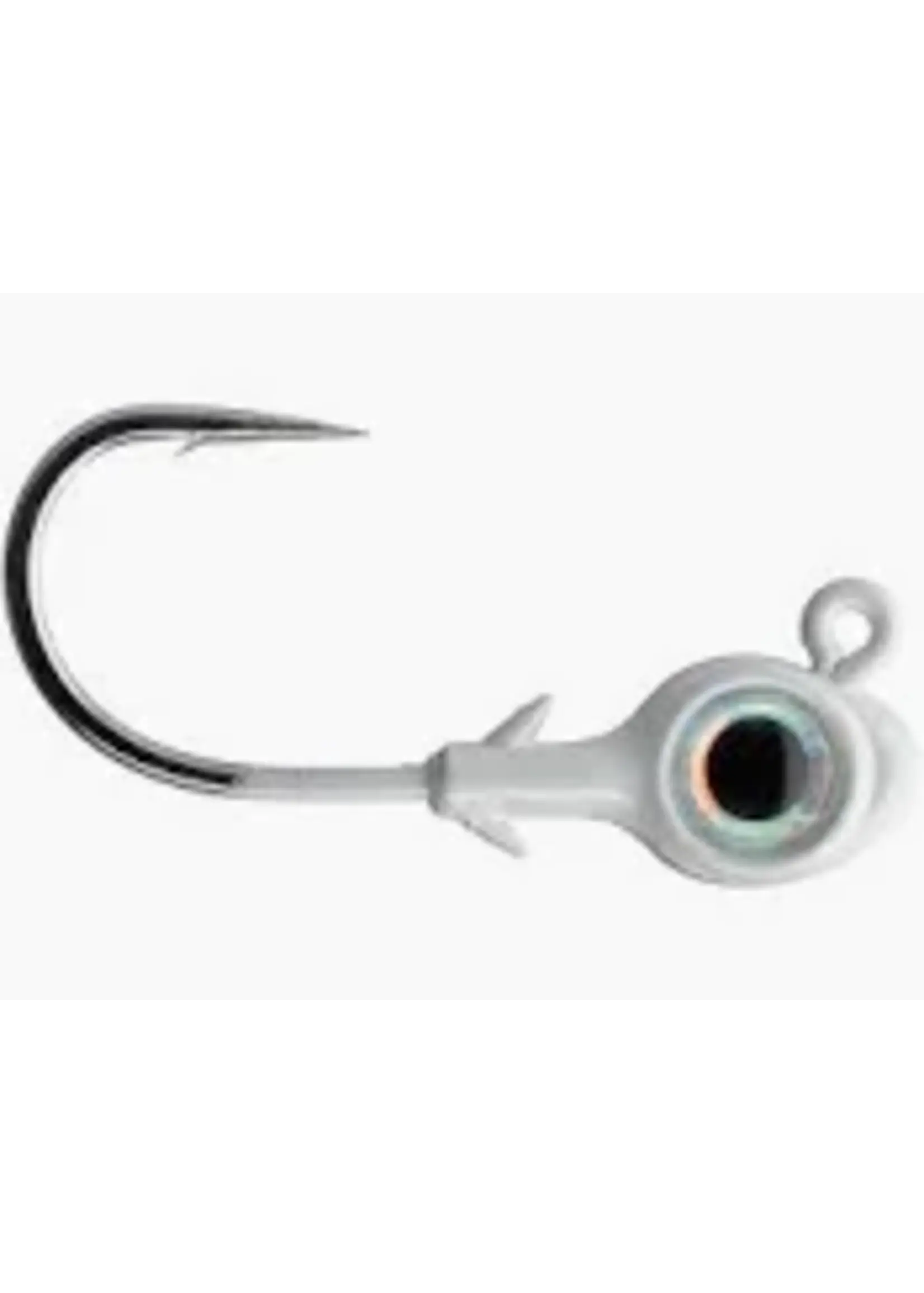 Z-Man Z Man Trout Eye X Jighead, 3/16oz Pearl/Pearl 3pk