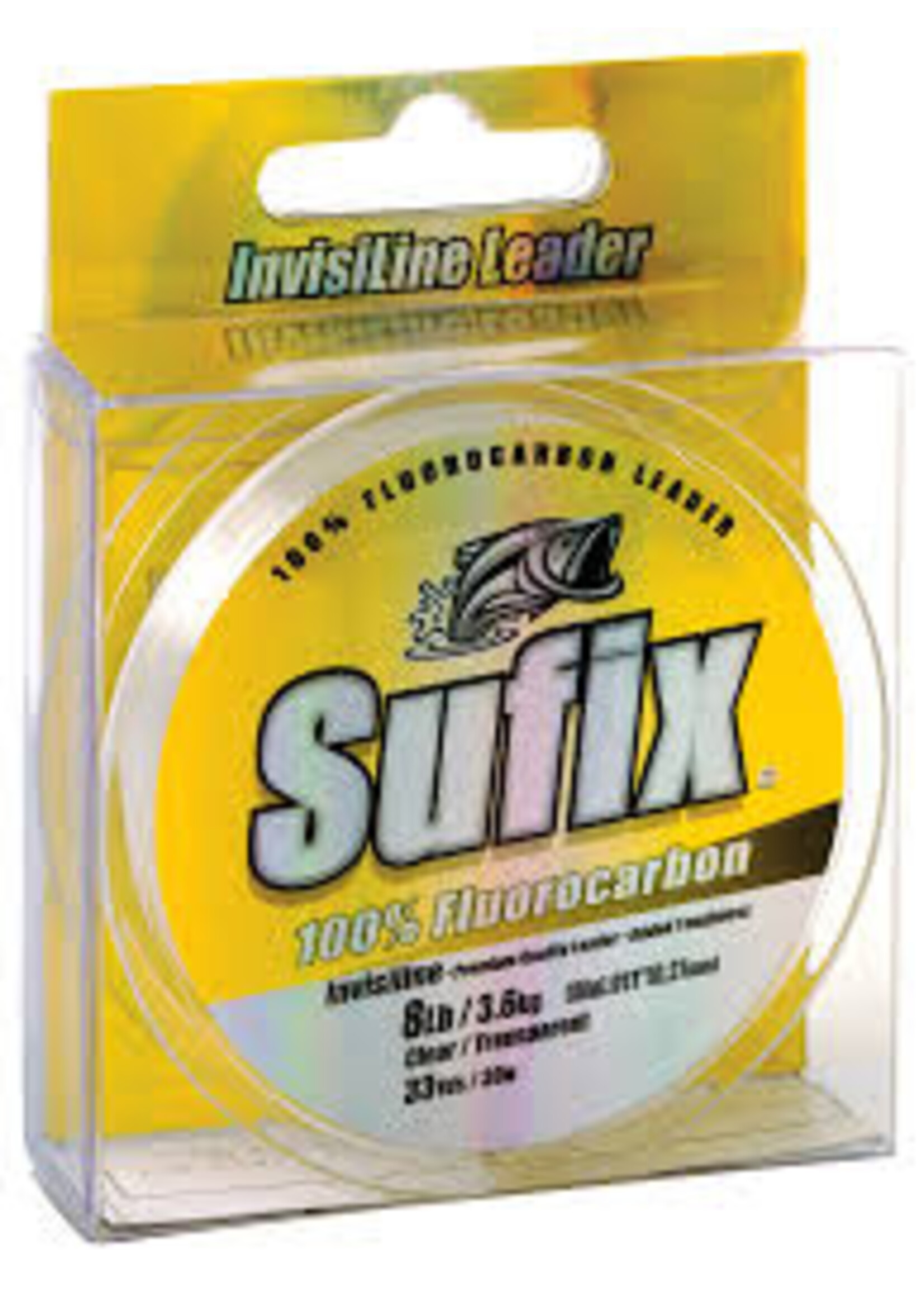 Sufix Invisiline Fluorocarbon Leader 20 lb Clear