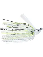 Dirty Jigs DJ No-Jack Swim Jig, 3/8oz Chartreuse Shad 1pk