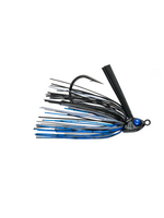 6th Sense Divine Braid Swim Jig - Black & Blue Senses