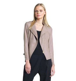 Clara Sunwoo Clara Sun Woo JK161 Taupe Liquid Leather Jacket