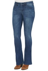 Democracy Democracy B12216WAY Blue Denim Wash Itty Bitty Boot Cut Jean