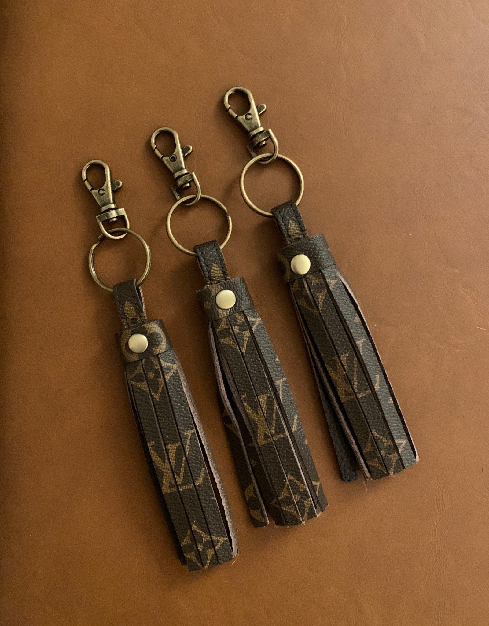 Upcycled Louis Vuitton Keychain 