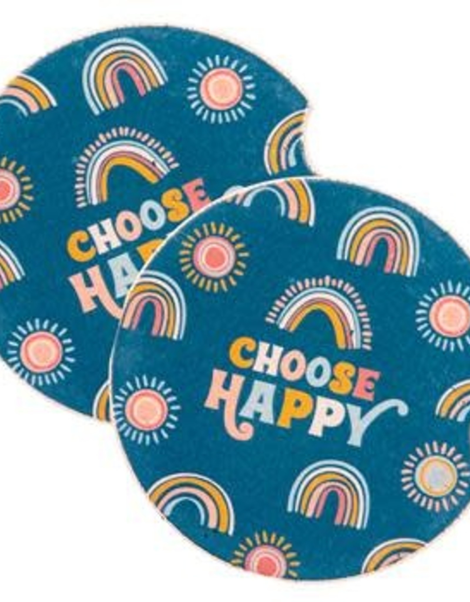 - Choose Happy Car Coasters