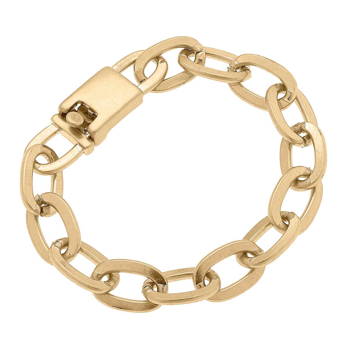 Gold Chunky Chain Link Phone Wrist Strap